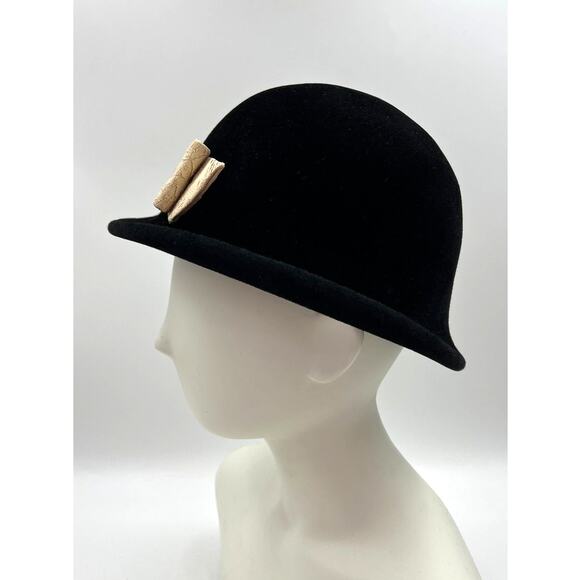 Vintage Frank Olive Bloomingdales Hat Black main image 5